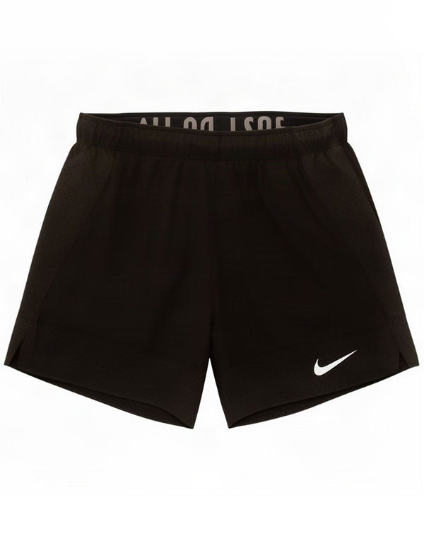 Nike Short de sport pour femme UK 4 XS Noir Polyester Sports