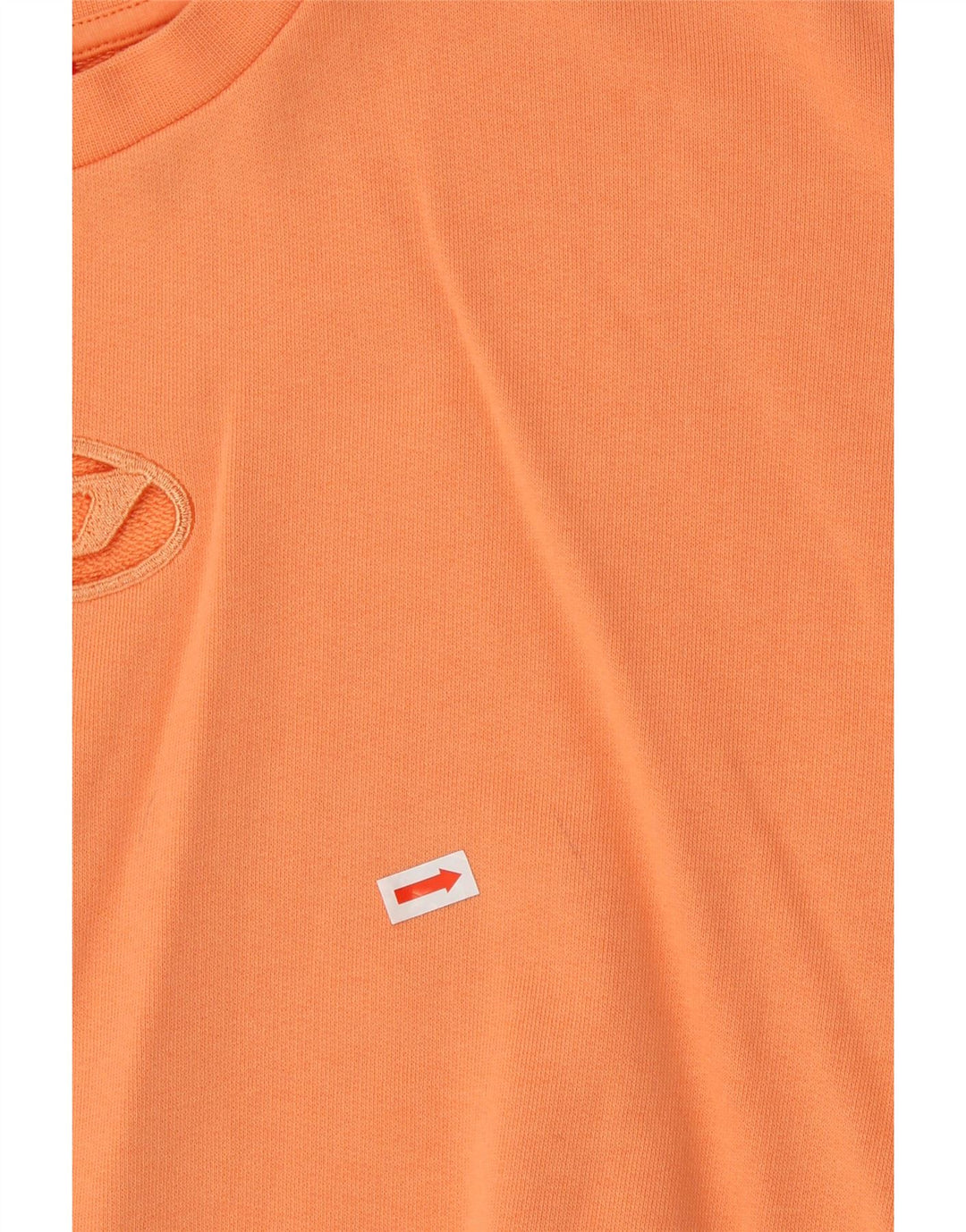 Diesel Sweat-shirt court graphique pour fille 11-12 ans Orange Coton