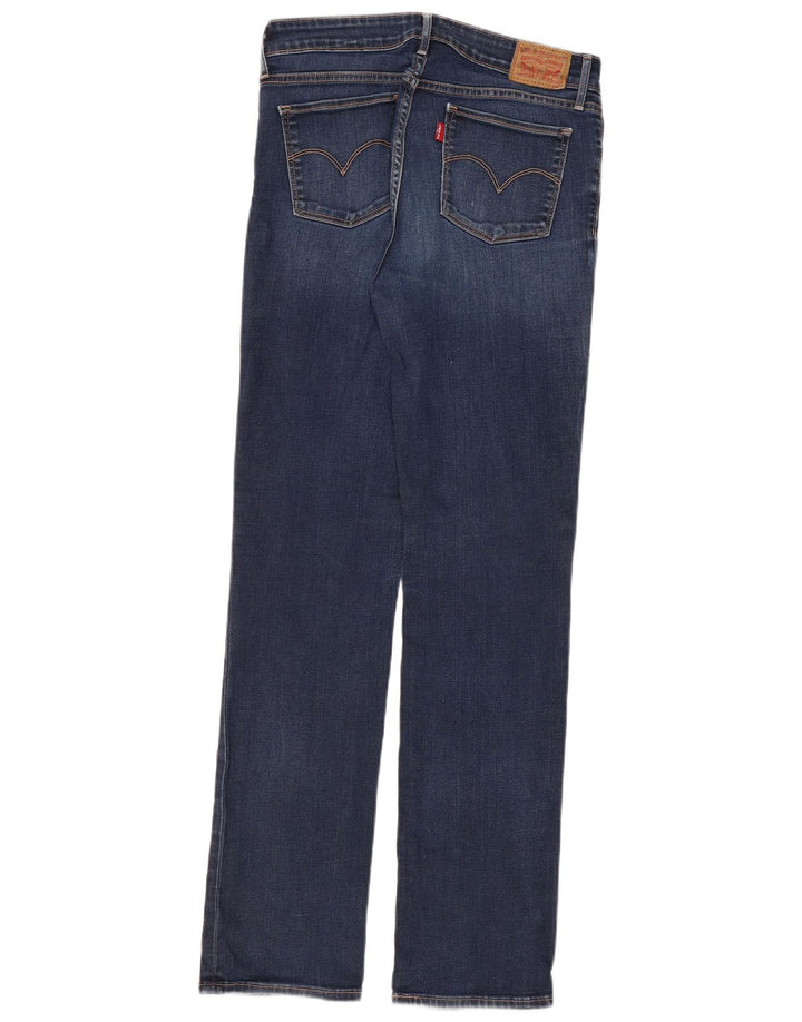 LEVI'S Jean Droit 714 Femme W30 L32 Bleu Coton