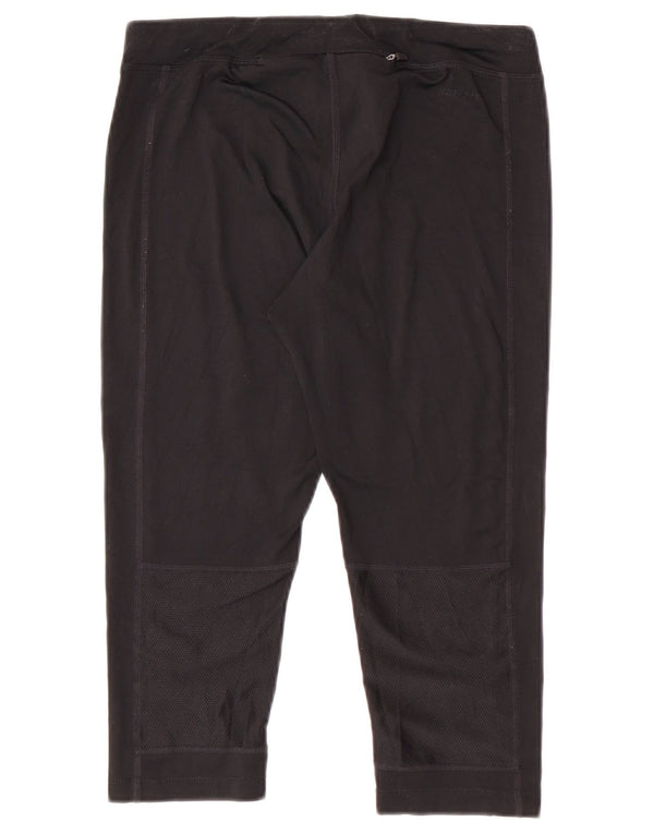 Nike Legging Capri Dri Fit pour femme UK 10 Petit Noir Polyester Sports