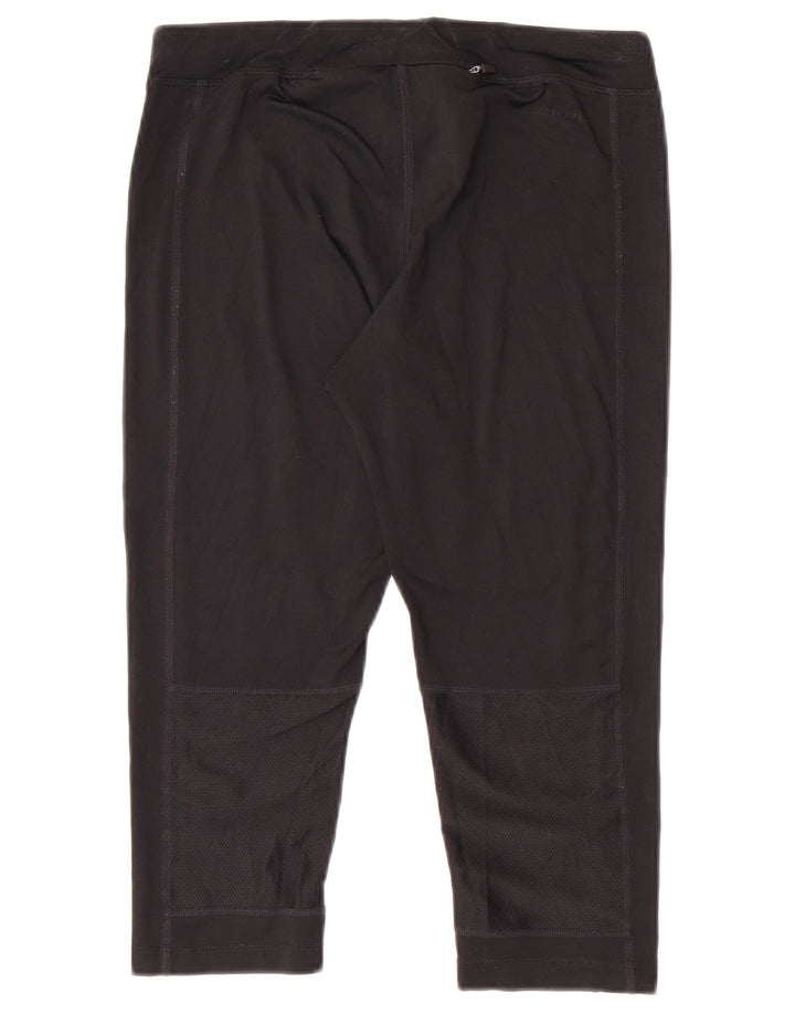 Nike Legging Capri Dri Fit pour femme UK 10 Petit Noir Polyester Sports