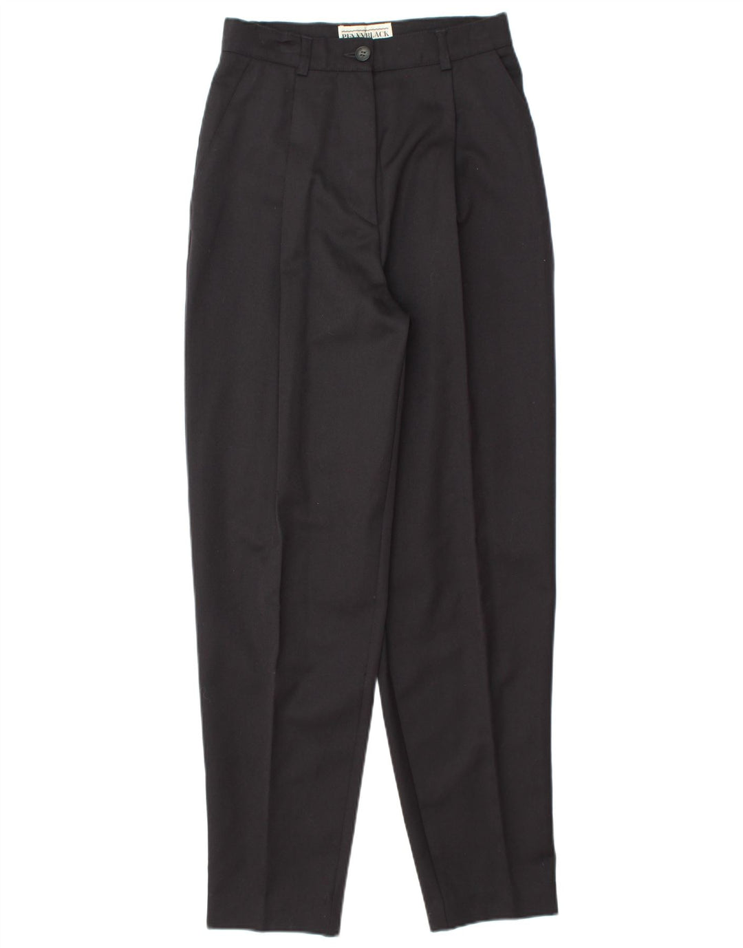 PENNY BLACK Pantalon Chino Taille Haute Femme IT 42 Medium W26 L30 Noir