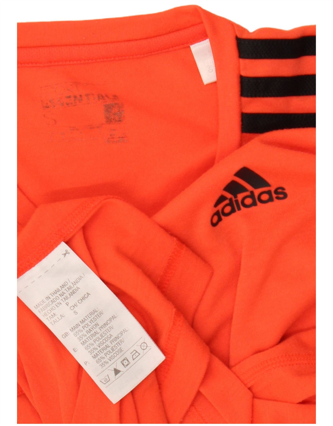 Adidas Climalite T-Shirt Haut Petit Orange Polyester