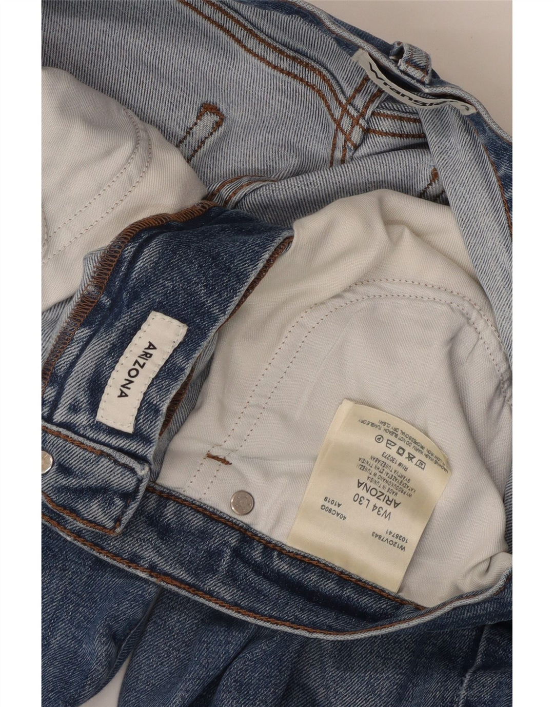 WRANGLER Jean droit vieilli homme W34 L30 bleu coton