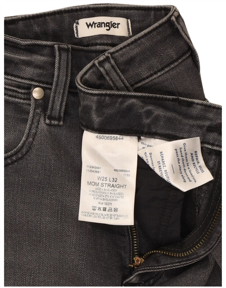 Wrangler Jean Mom Droit Femme W25 L32 Gris Coton