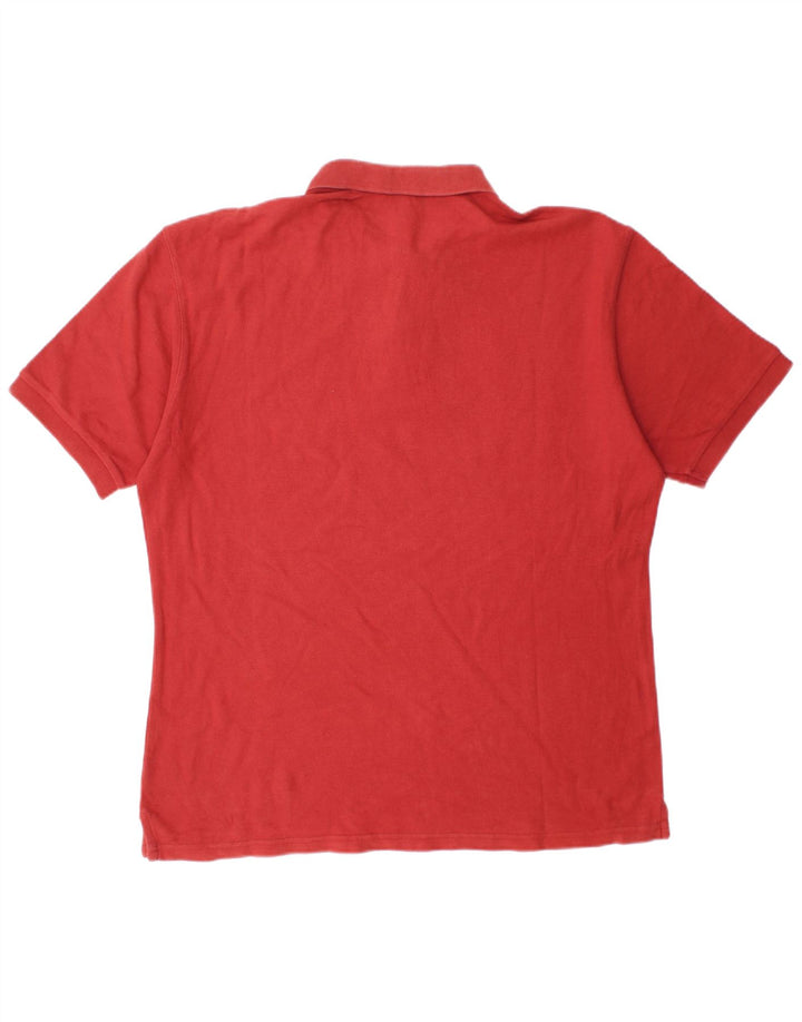 FILA Polo Homme Rouge Moyen Coton