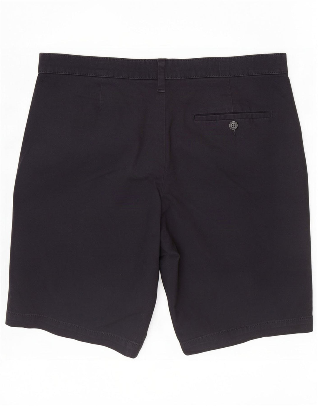 Marks & Spencer Short Chino Homme W34 Large Bleu Marine Coton