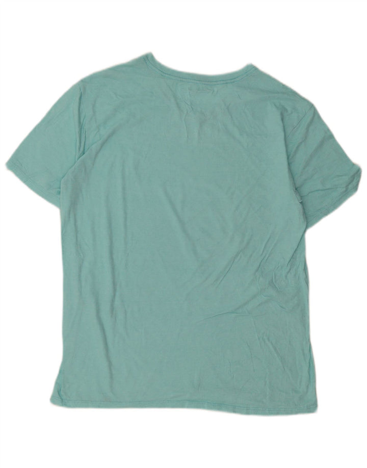 Hurley T-Shirt Homme Haut Large Turquoise Polyester