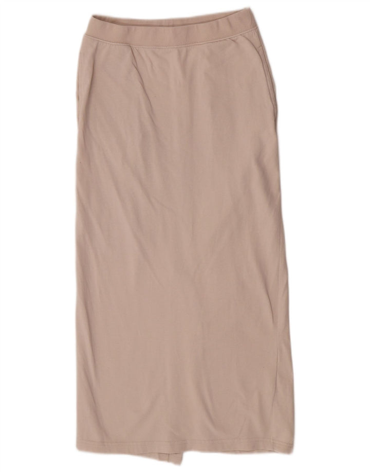 Zara Femme Jupe Maxi Régulière Petit W26 Beige