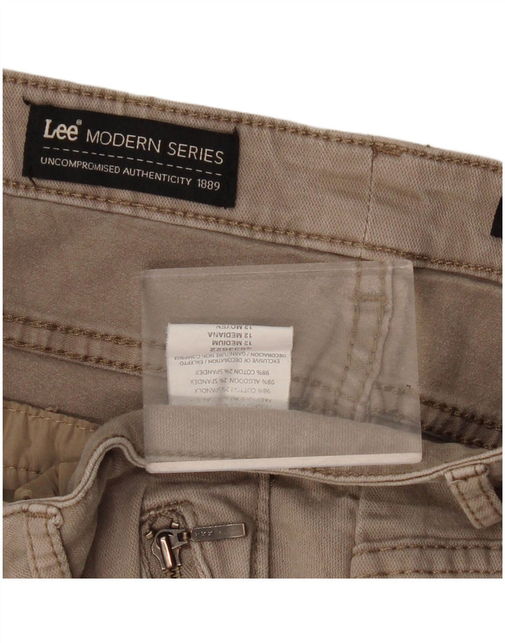 Lee Pantalon cargo droit pour femme série moderne US 12 Large W32 L29 Beige