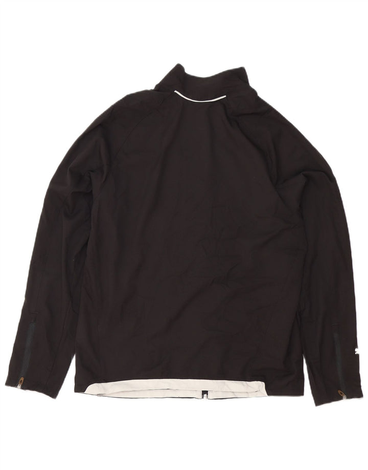 PUMA Veste de Survêtement Homme Noir Moyen Polyester