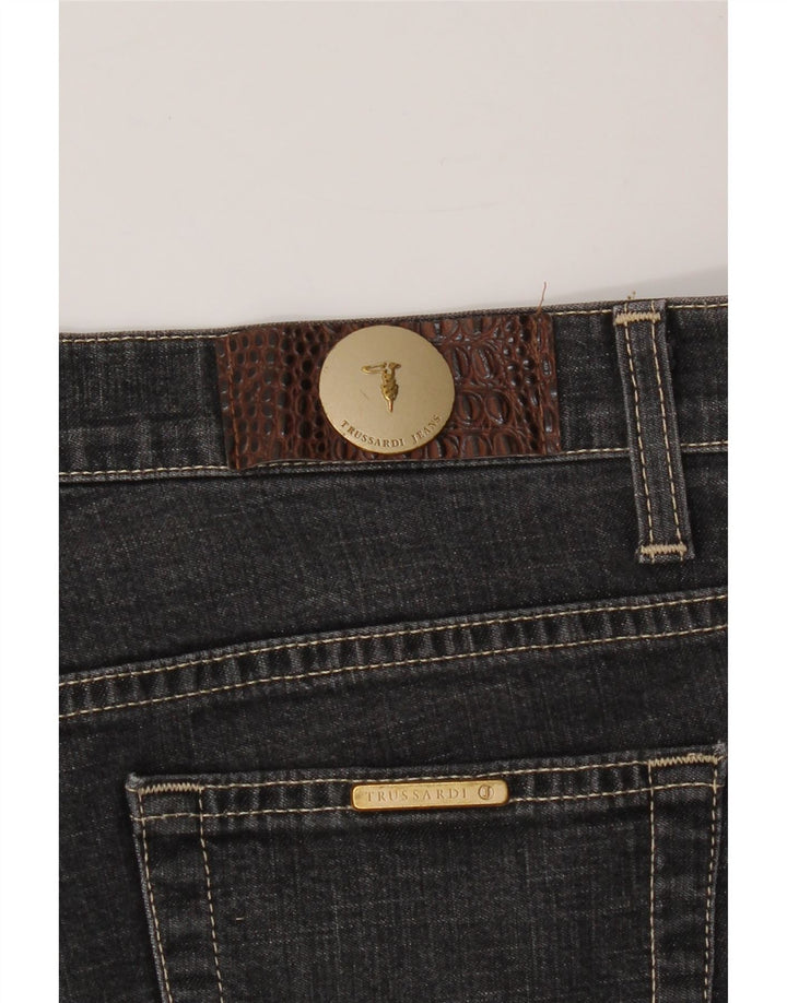 TRUSSARDI Womens Straight Jeans W28 L32 Black Vintage Trussardi and Second-Hand Trussardi from Messina Hembry 