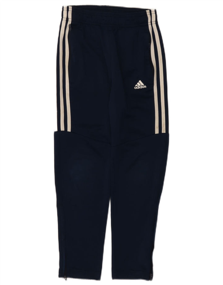 Pantalon de survêtement Adidas garçon 7-8 ans bleu marine polyester