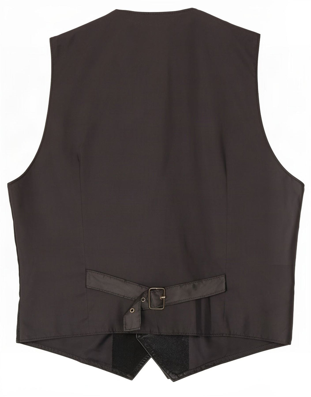 gilet en daim vintage pour homme en cuir noir moyen