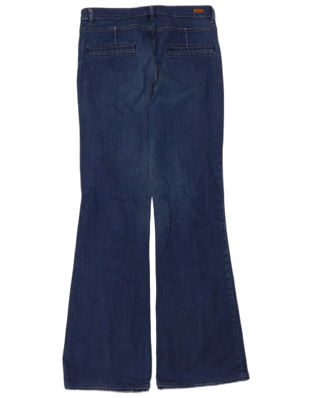 Massimo Dutti Jean évasé pour femme EU 40 Medium W30 L33 Bleu Coton