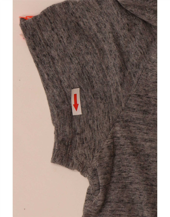 Superdry T-Shirt Homme Gris Moyen Moucheté Coton