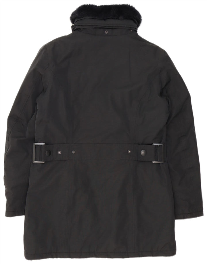 Wellensteyn Manteau rembourré pour femme UK 14 Coton noir moyen