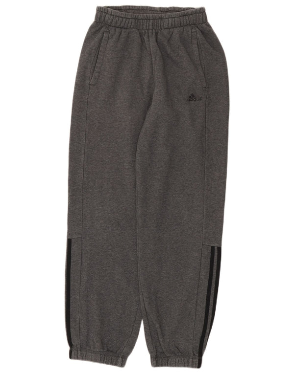 Adidas Pantalon de survêtement pour homme en coton moucheté petit gris