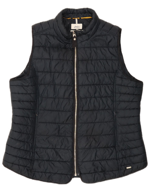 Joules Gilet rembourré pour femme UK 20 2XL Bleu marine Polyester