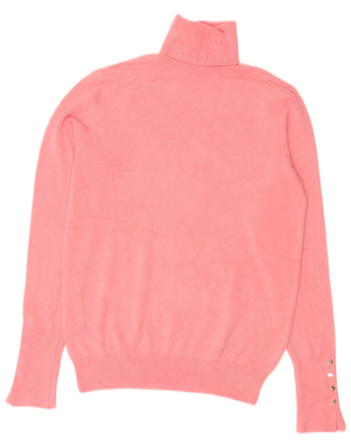 Zara Pull col roulé pour femme UK 10 Petit Rose