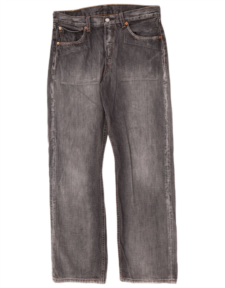 Levi's Jean Droit 501 Homme Gris W32 L30 Coton