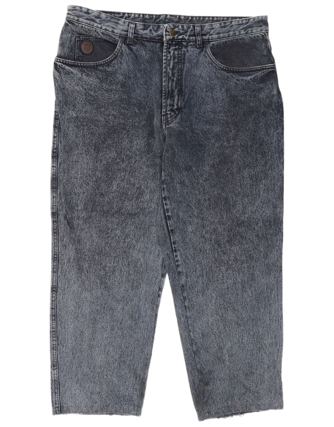 Trussardi Jean Droit W42 L28 Bleu Coton Homme