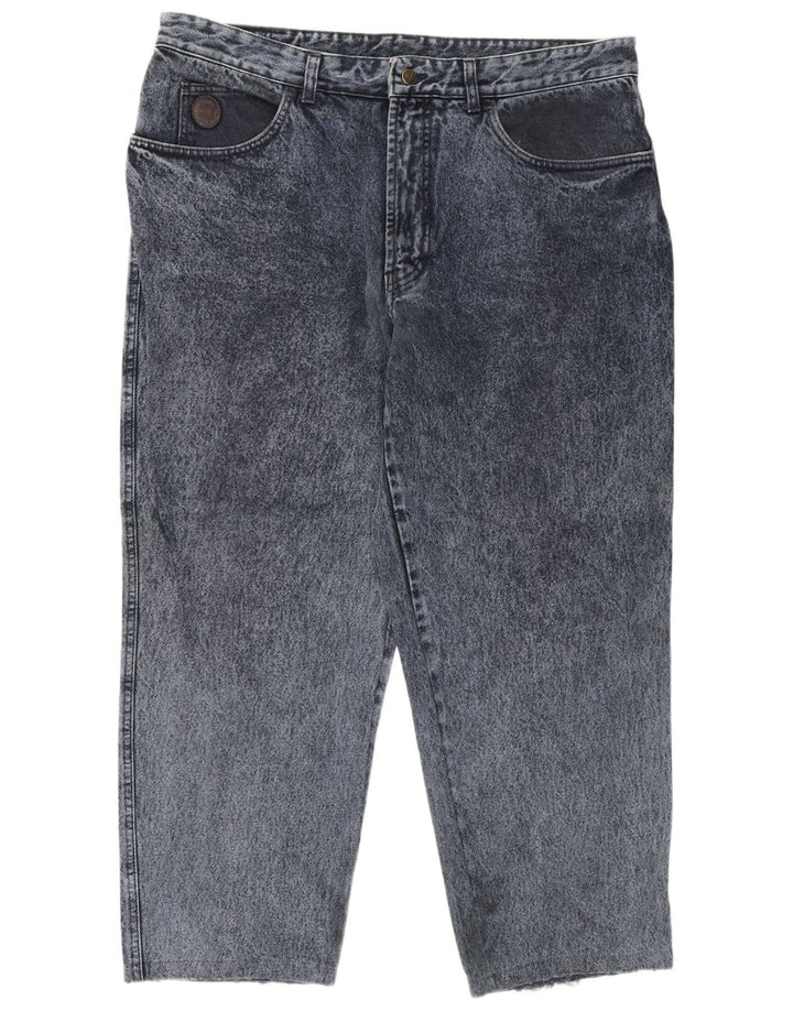 Trussardi Jean Droit W42 L28 Bleu Coton Homme