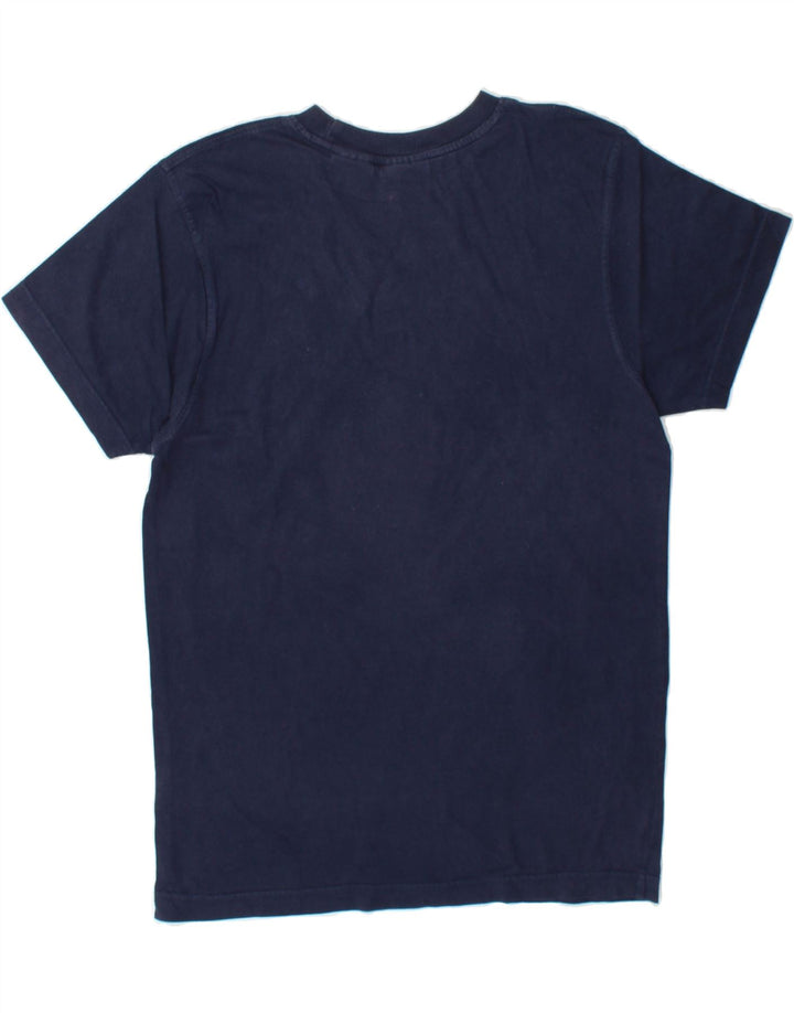 FILA Mens Graphic T-Shirt Top Small Navy Blue Cotton Vintage Fila and Second-Hand Fila from Messina Hembry 