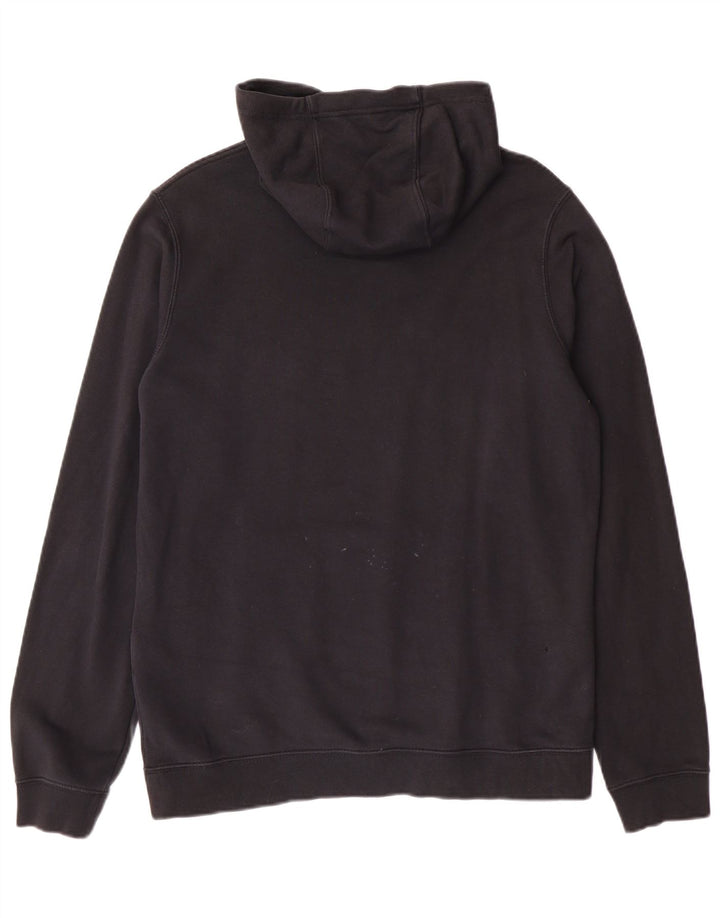 Nike Pull à capuche graphique en coton noir moyen pour homme