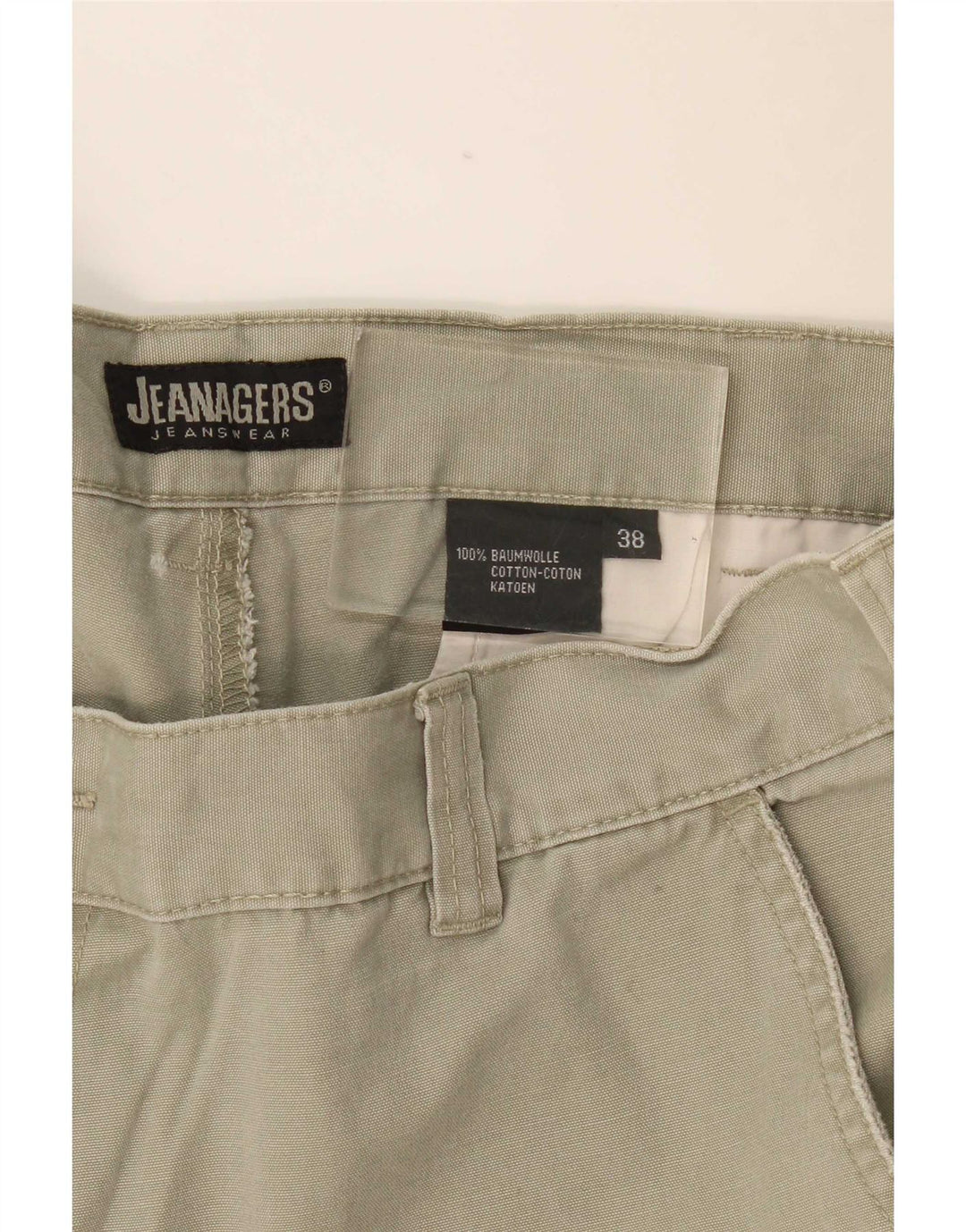 Jeanagers Short Cargo Homme W38 XL Kaki Coton