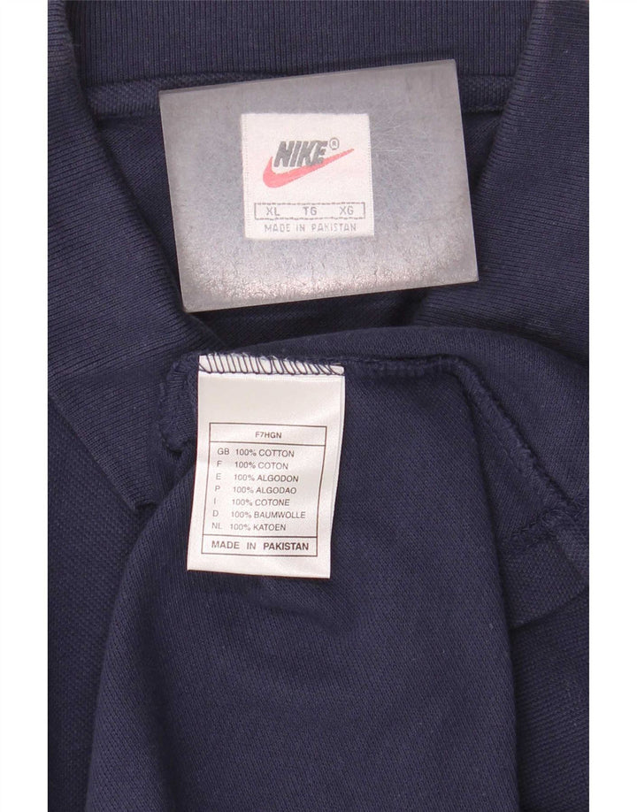 Polo Nike Homme XL Bleu Marine Coton
