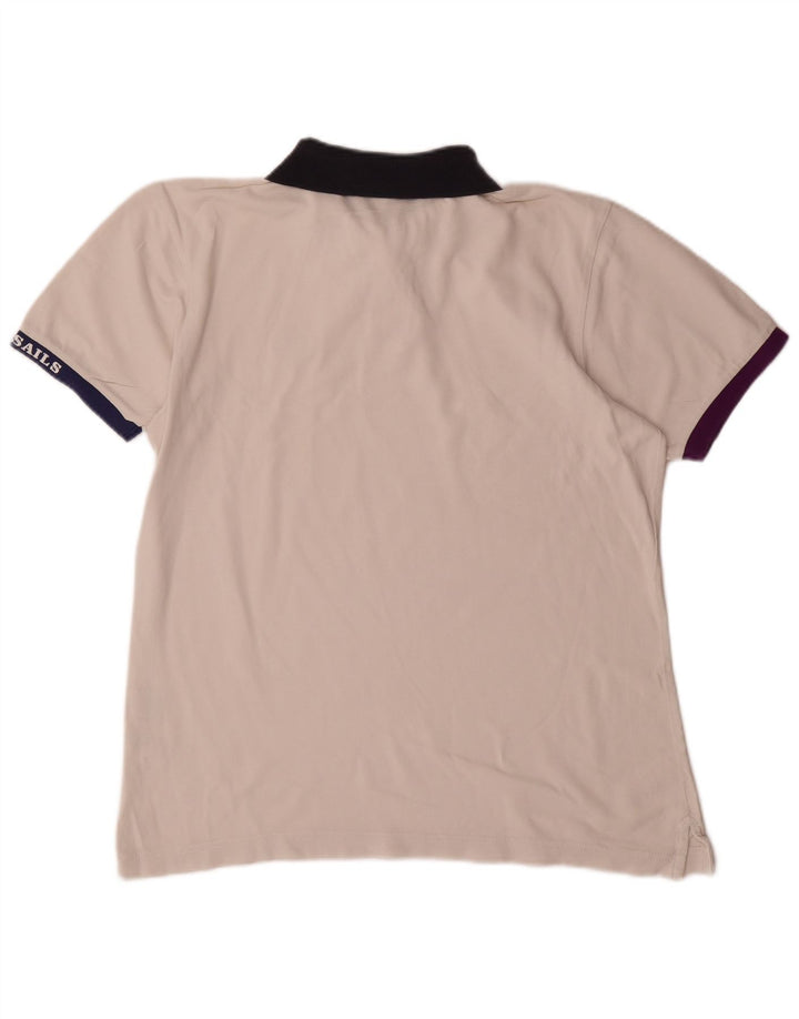 North Sails Polo Rugby Homme Coton Blanc Moyen