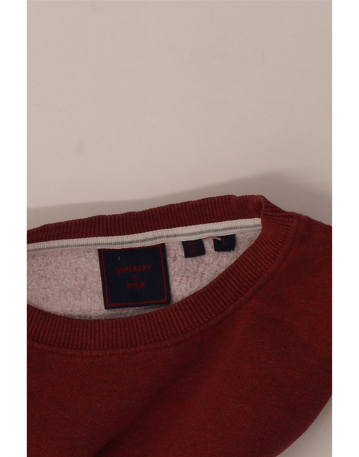 Superdry Sweat-shirt pour homme Rouge Taille L