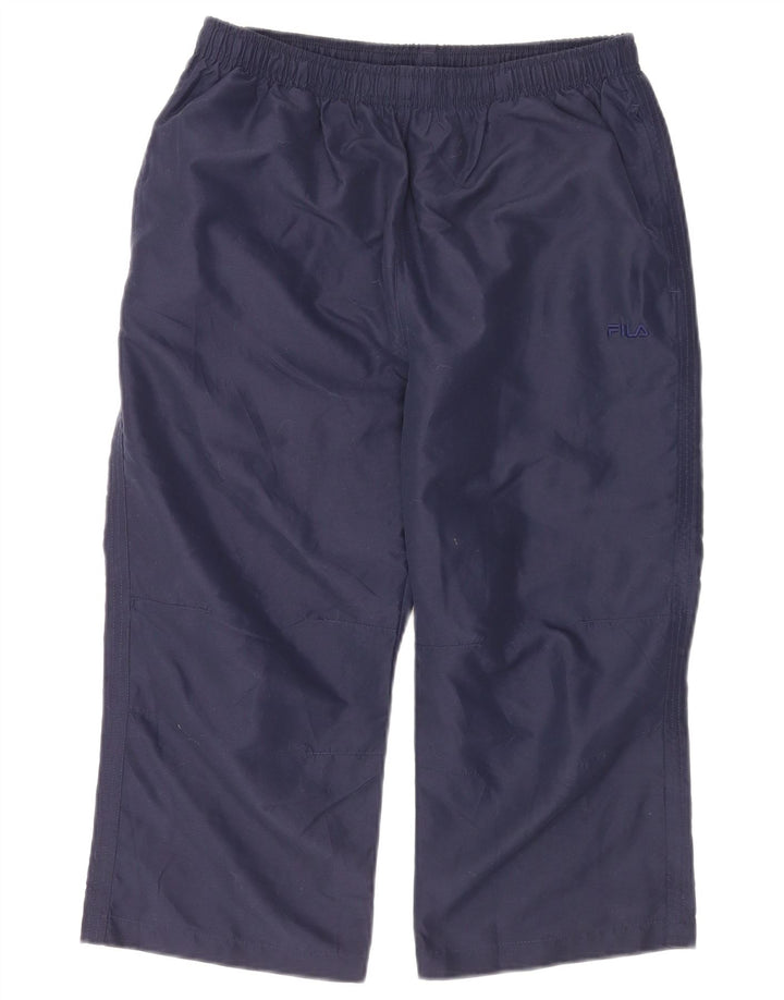 FILA Pantalon de Survêtement Capri Homme Bleu Marine Moyen Polyester