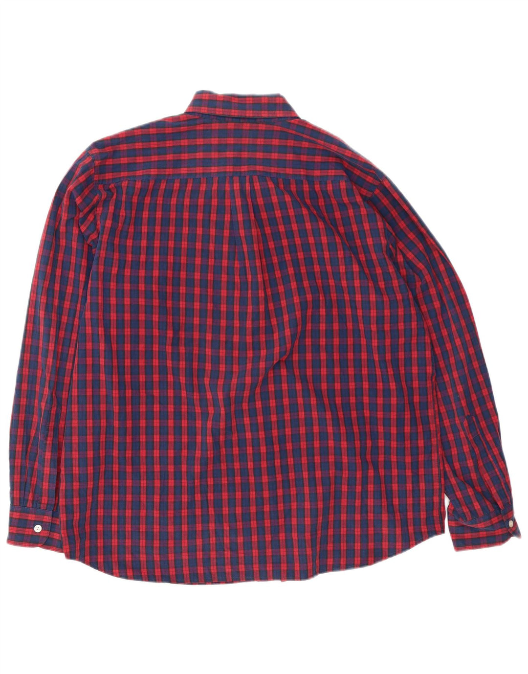 Dockers Chemise Coupe Standard XL Rouge à Carreaux Homme en Coton