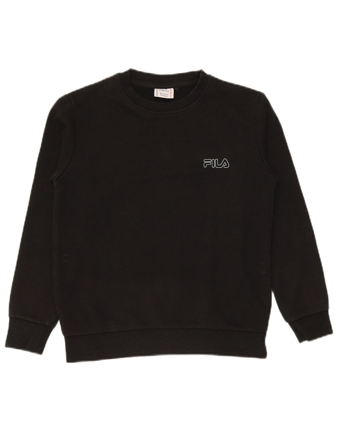 Fila Sweat-shirt Garçon 11-12 ans Noir Coton