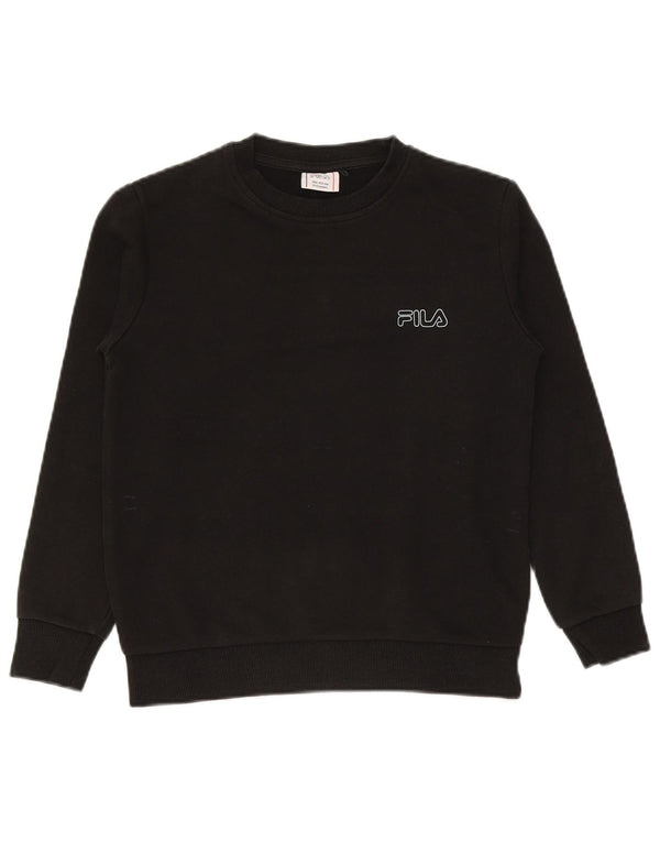 Fila Sweat-shirt Garçon 11-12 ans Noir Coton