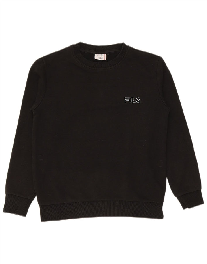 Fila Sweat-shirt Garçon 11-12 ans Noir Coton