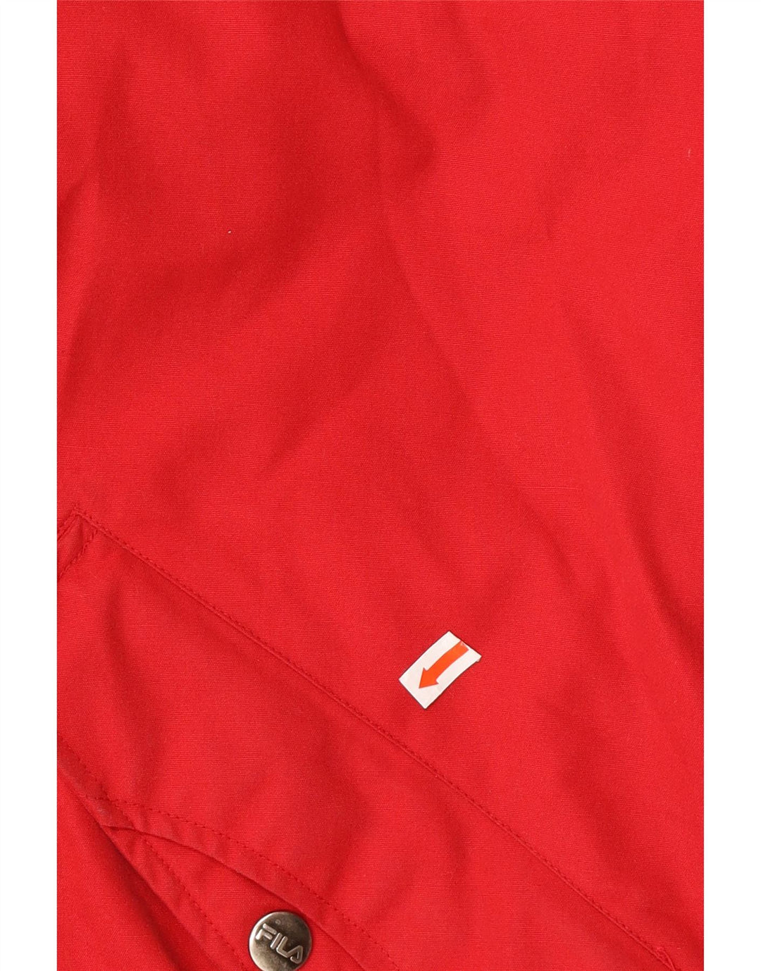 FILA Mens Magic Line Loose Fit Padded Jacket IT 50 Large Red Polyester