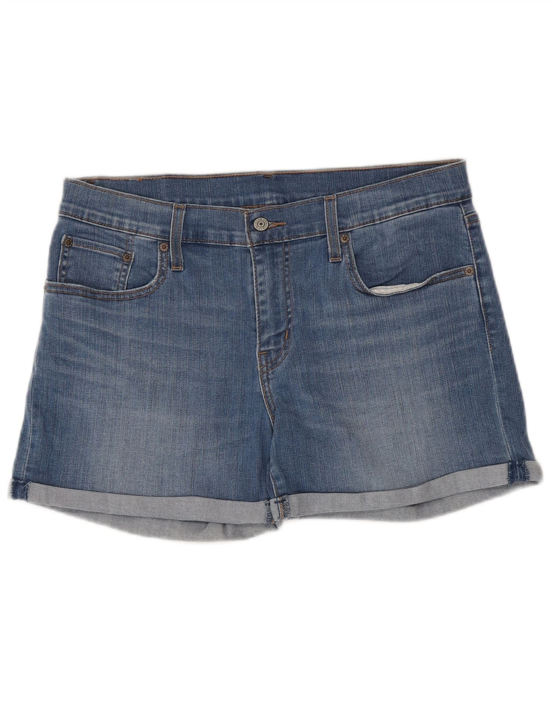 Levi's Short en Jean Femme W31 Large Bleu Coton