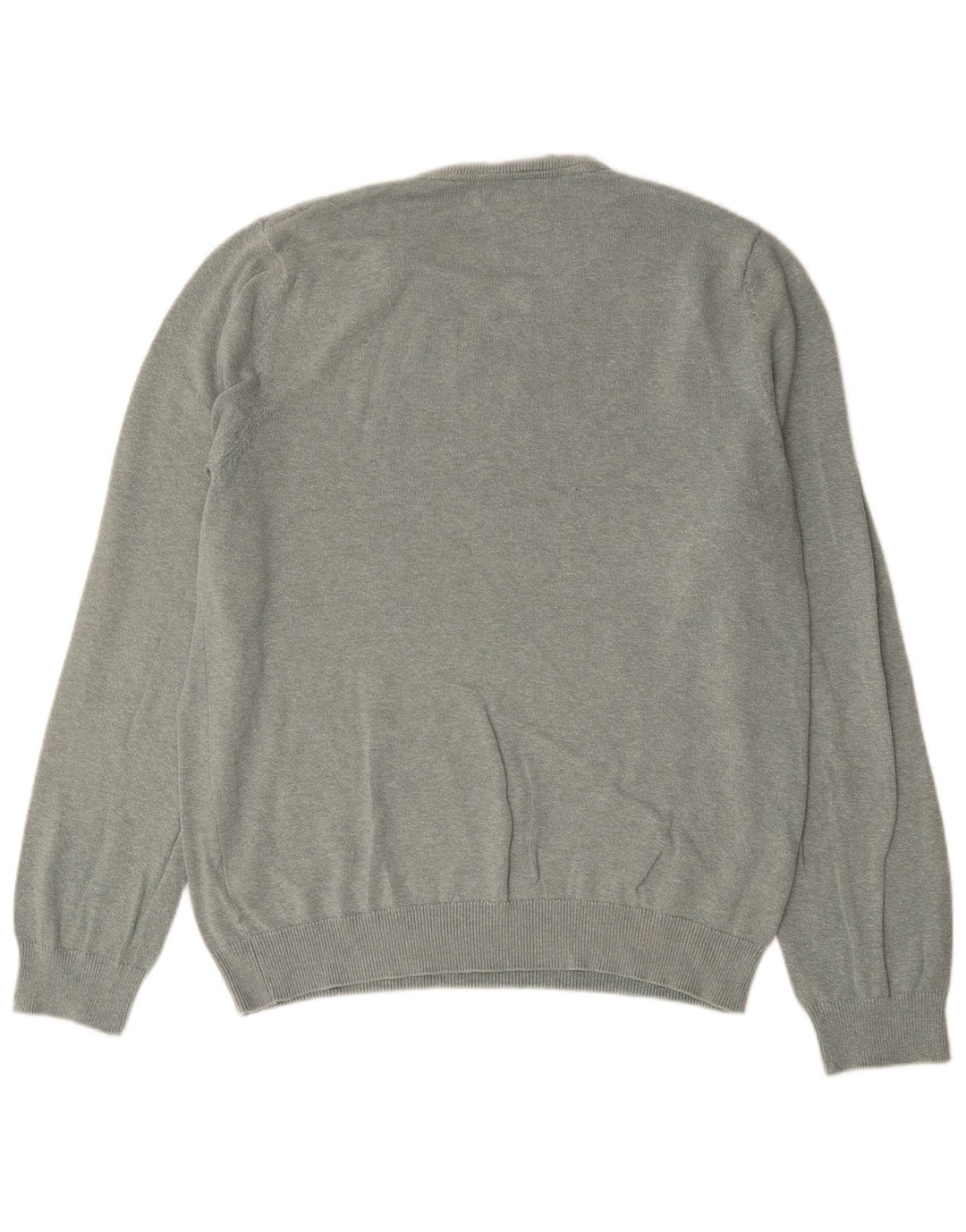 Marks & Spencer Pull col V pour homme en coton vert Taille L