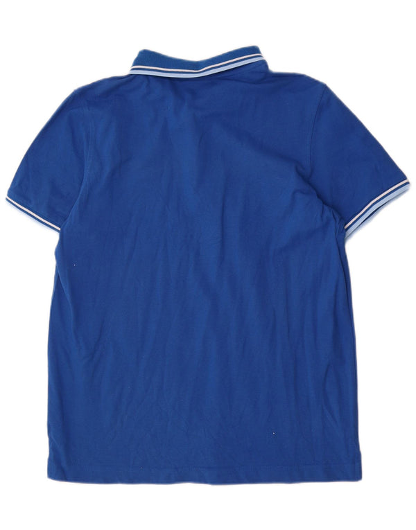 Lotto Polo Homme Large Bleu Rayé Coton