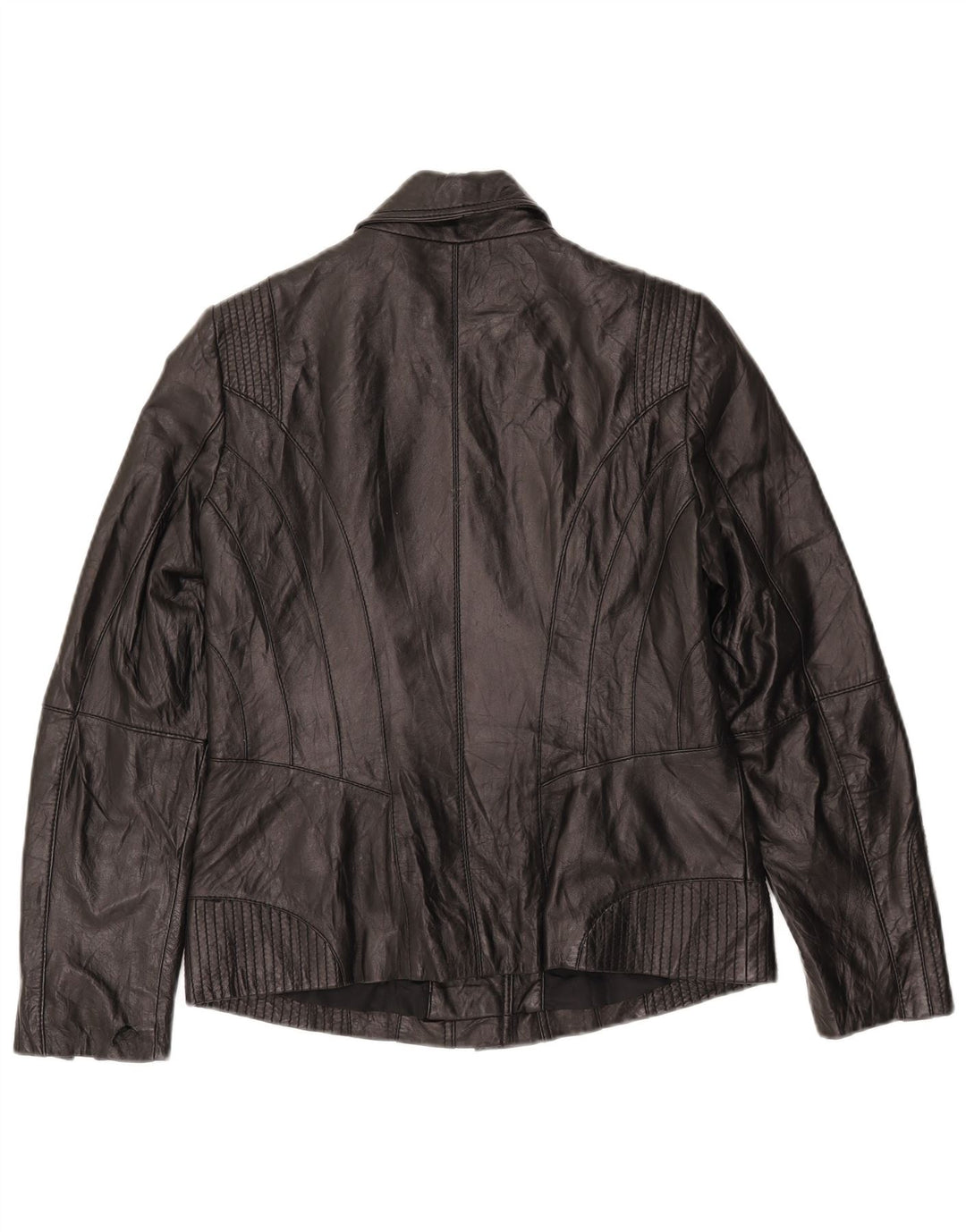 BONITA Veste de motard en cuir pour femme EU 38 Cuir d'agneau noir moyen