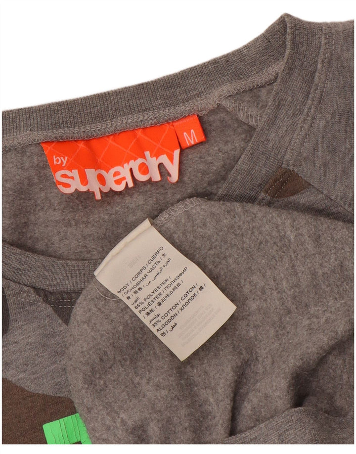 Superdry Sweat-Shirt Graphique Gris Moyen Camouflage Polyester Homme