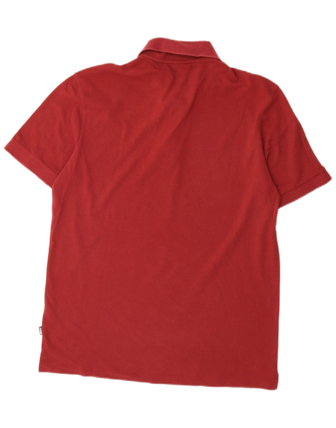 HUGO BOSS Polo Homme Large Bordeaux Coton