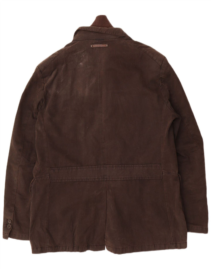 Marlboro Classics Veste utilitaire pour homme EU 56 3XL Kaki Coton