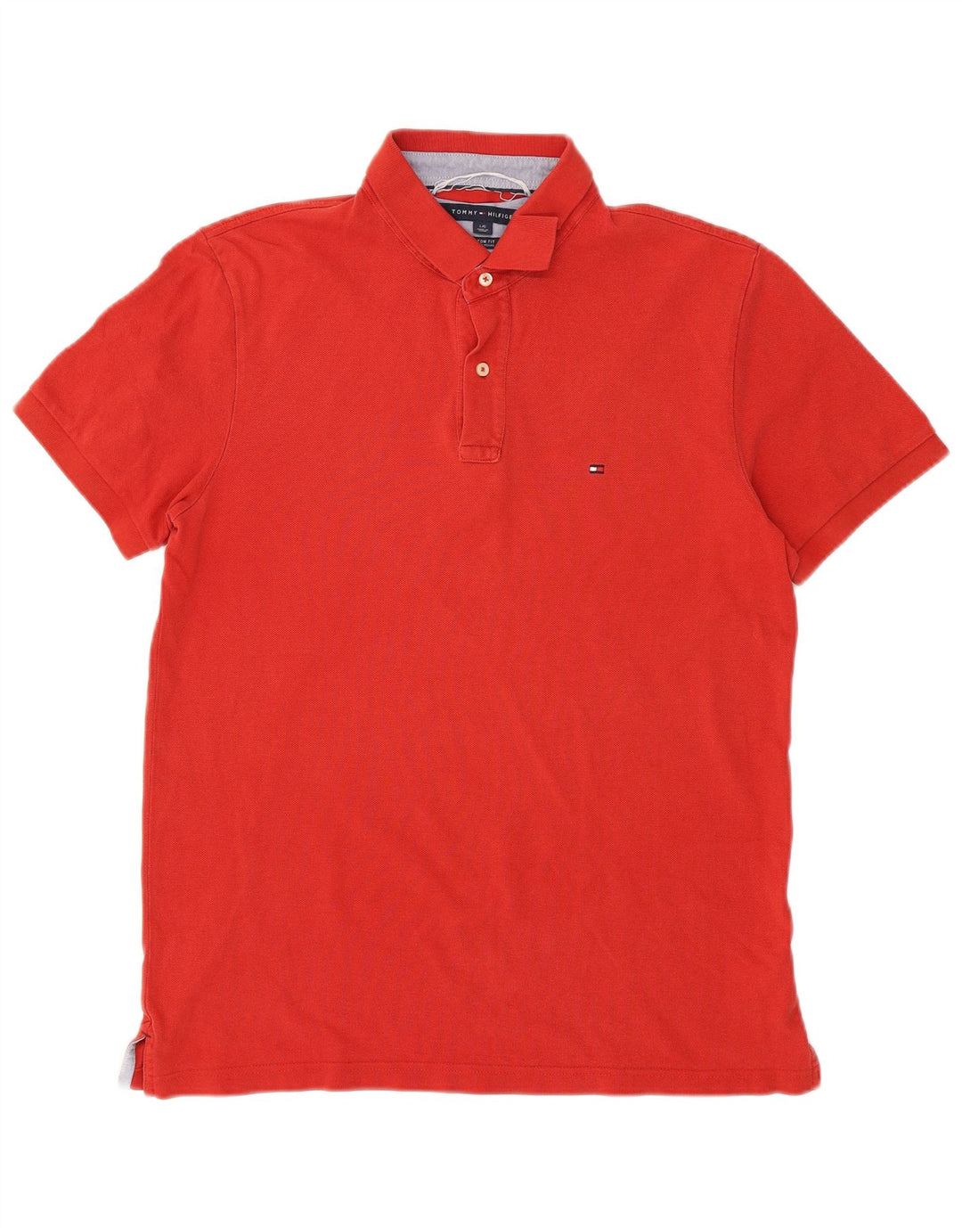 TOMMY HILFIGER Polo sur mesure pour homme Large Rouge