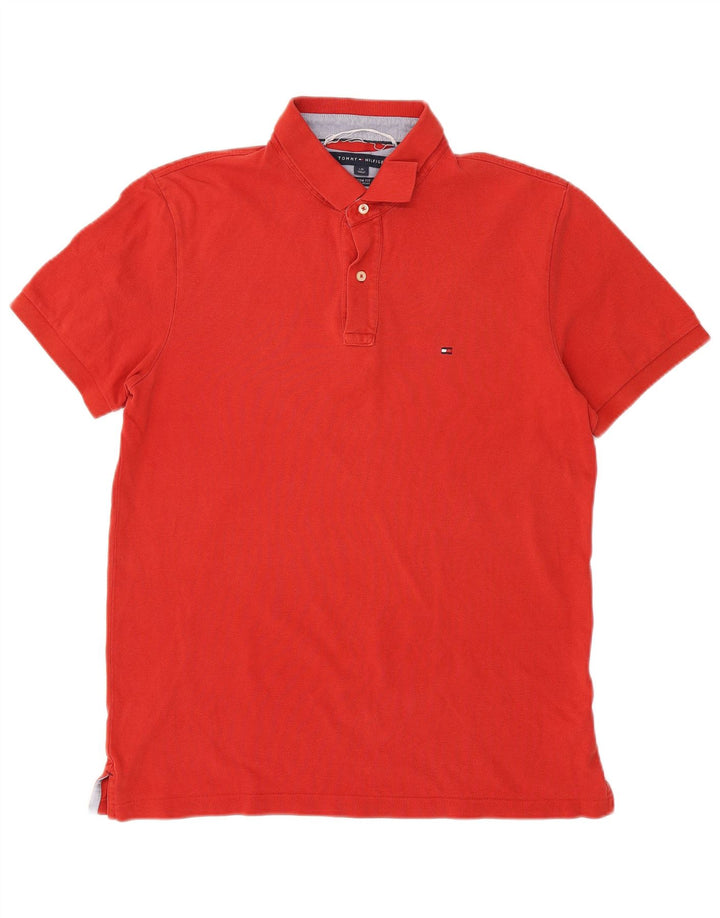 TOMMY HILFIGER Polo sur mesure pour homme Large Rouge