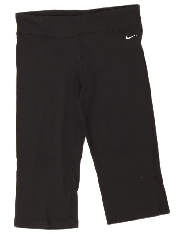 Nike Legging Capri Dri Fit pour femme UK 14 Nylon noir moyen