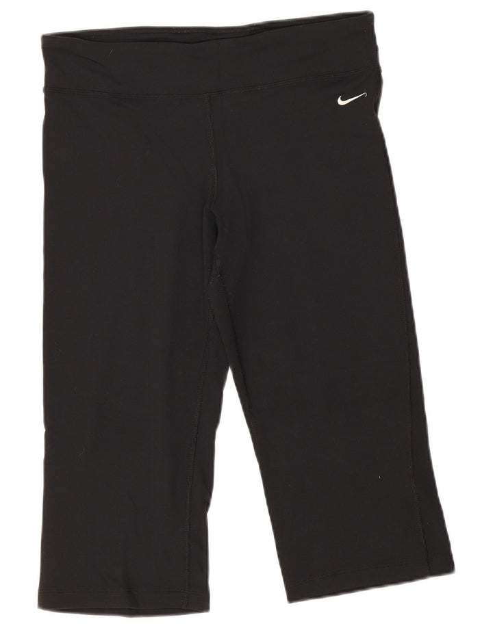Nike Legging Capri Dri Fit pour femme UK 14 Nylon noir moyen